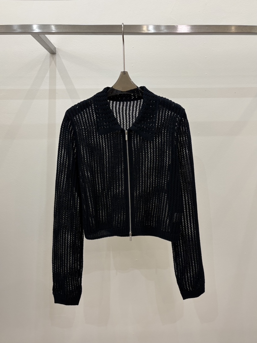 CICI韓國東大門直郵女裝新款人氣推薦針織衫連帽衫網眼拉鏈Ci Ci針織衫圖色2