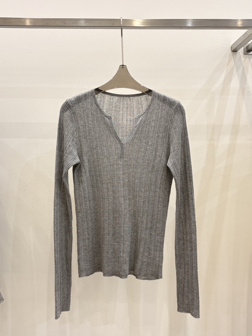 CICI韓國代購女裝新品推薦人氣熱賣時尚職業針織衫修身羅紋Ci Ci針織衫圖色1