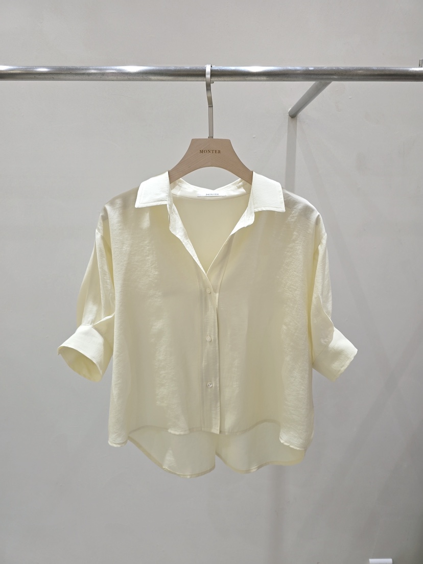 MONTER韓國直郵女士新款休閑人氣時尚26春夏熱賣襯衫蕾絲衫MONTER襯衫/蕾絲衫圖色3