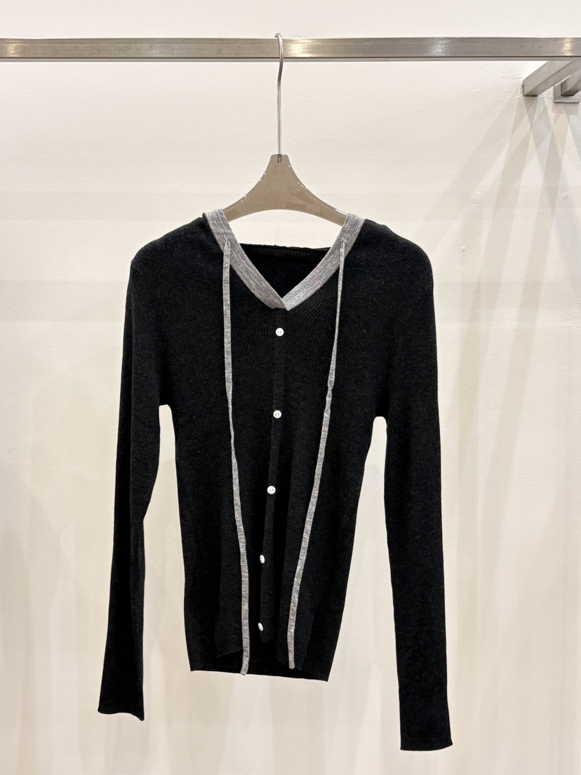 CICI韓國直郵女裝新款職業26春夏推薦人氣熱賣時尚針織衫Ci Ci針織衫圖色3墨色