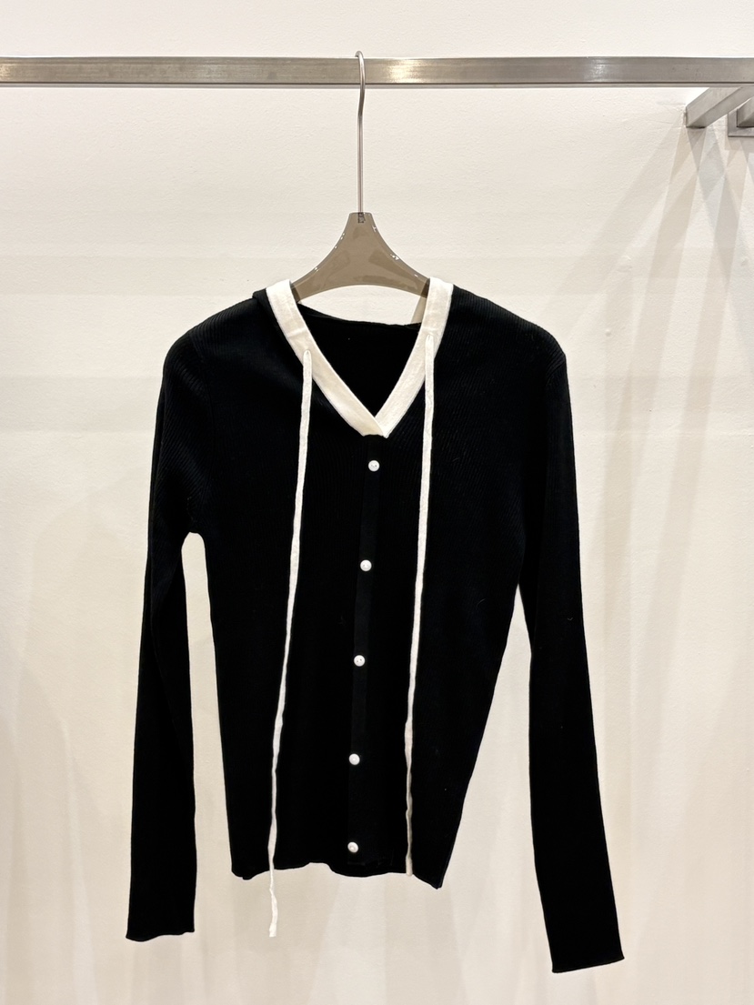 CICI韓國直郵女裝新款職業26春夏推薦人氣熱賣時尚針織衫Ci Ci針織衫圖色4黑色