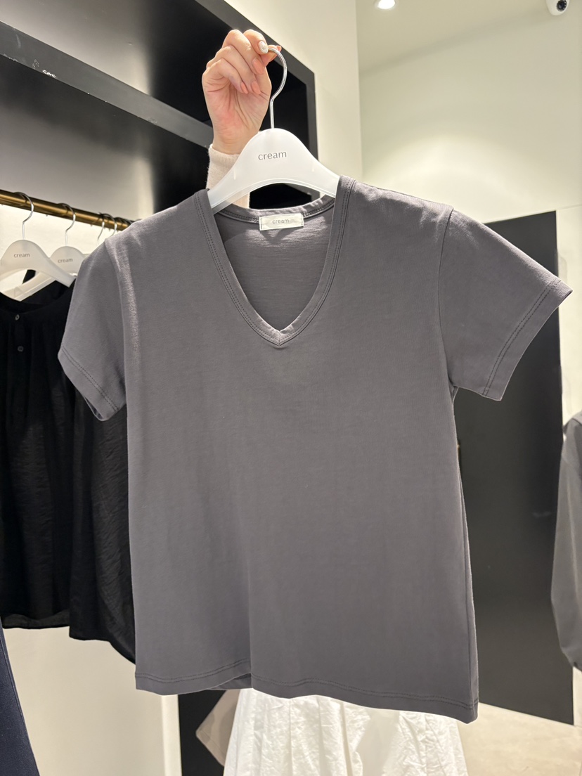 CREAM-P韓國東大門代購女裝新款熱賣時尚推薦26春夏職業T恤CREAM-PT恤圖色3