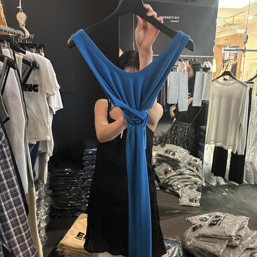 ELF-L韓國東大門代購女士新款職業休閑時尚吊帶背心系帶PROJECT ELF/ELF-L吊帶/背心圖色2