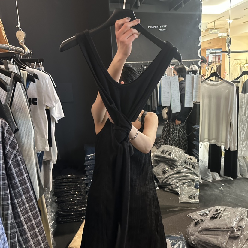 ELF-L韓國東大門代購女士新款職業休閑時尚吊帶背心系帶PROJECT ELF/ELF-L吊帶/背心圖色4