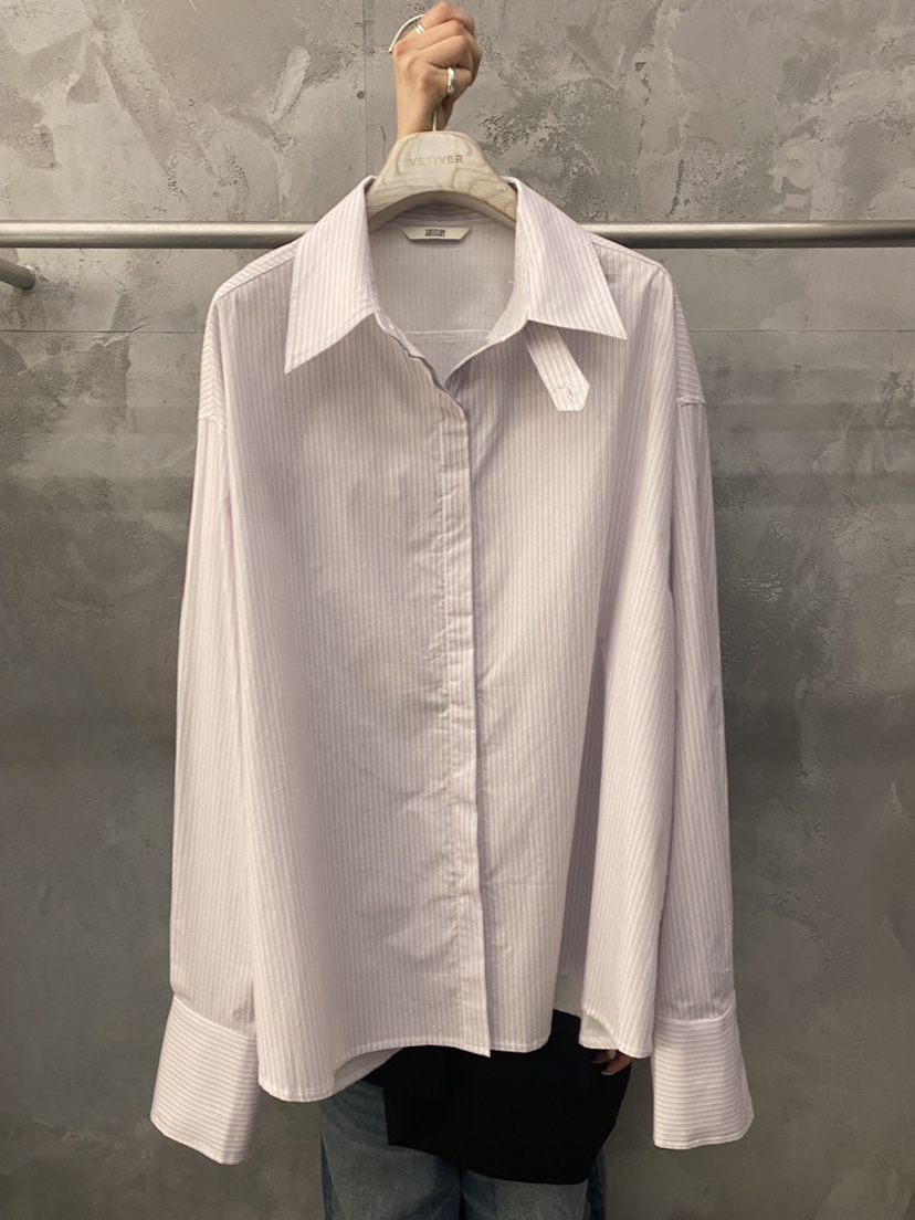 THE VETIVER-A韓國代購女裝新款休閑人氣職業襯衫蕾絲衫VETIVER襯衫/蕾絲衫圖色2