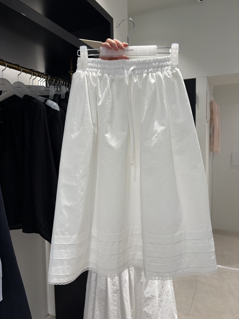 CREAM-P韓國直郵女士新品26春夏推薦時尚熱賣人氣職業長裙CREAM-P長裙圖色1