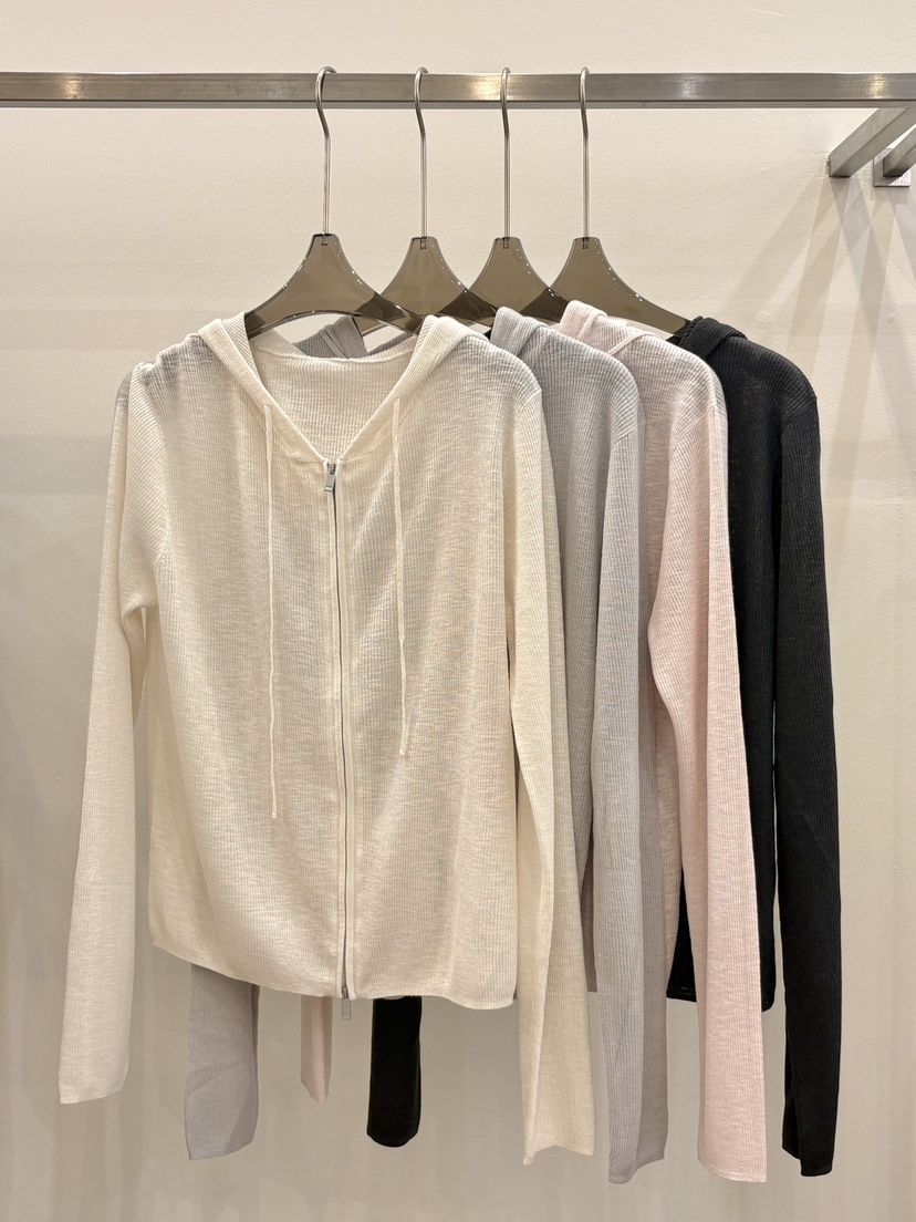 CICI韓國代購女士新款26春夏熱賣人氣時尚針織衫連帽衫拉鏈Ci Ci針織衫