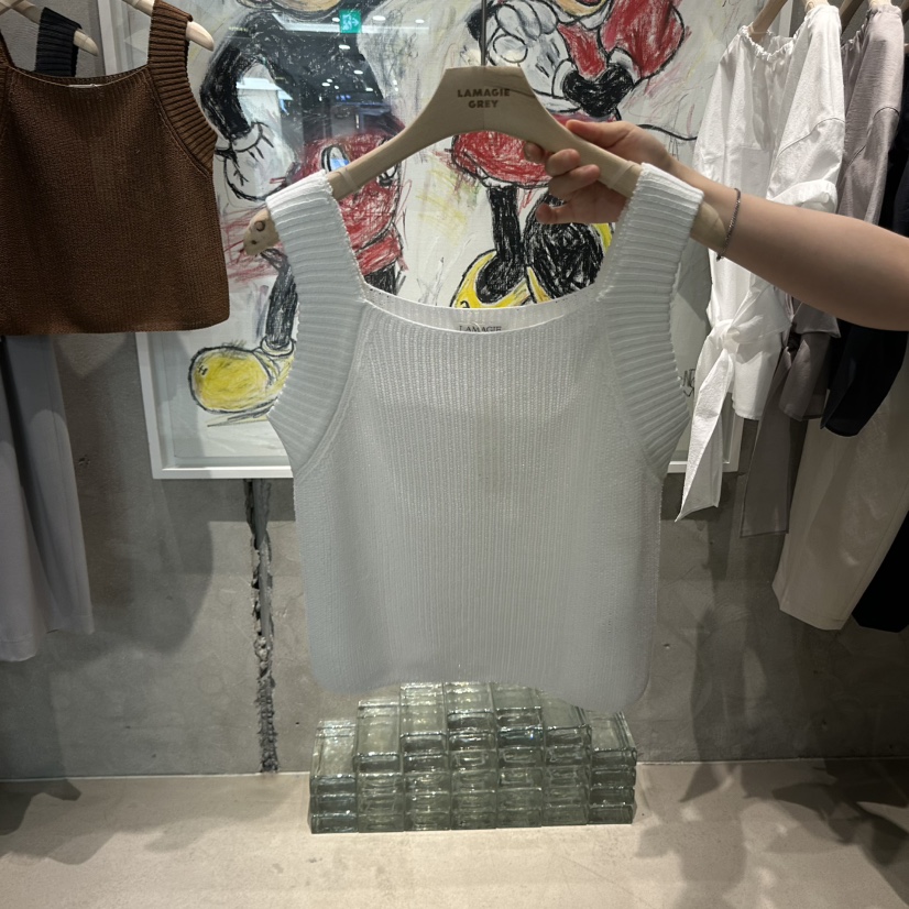 LAMAGIEPIE/LAMAGIE GREY韓國直郵女士新品26春夏吊帶背心LAMAGIEPIE/LAMAGIE GREY吊帶/背心圖色1