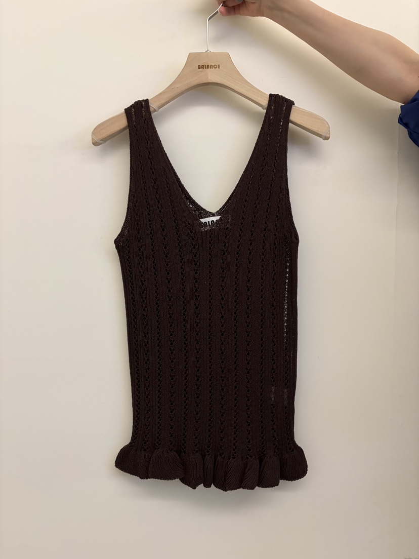 BALANCE韓國代購女士新品熱賣職業時尚休閑人氣26春夏吊帶背心BALANCE吊帶/背心圖色3棕色