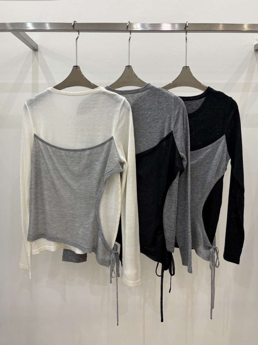 CICI韓國東大門直郵女士新款人氣熱賣職業時尚針織衫假兩件Ci Ci針織衫