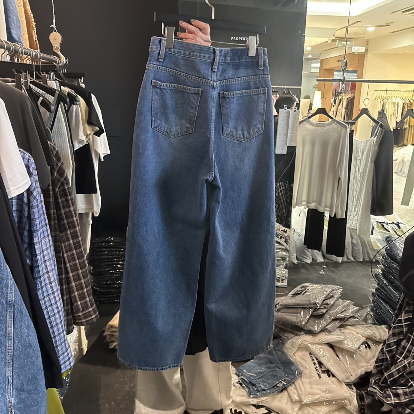 ELF-L韓國東大門直郵女士新品時尚職業熱賣推薦牛仔褲復古PROJECT ELF/ELF-L牛仔褲