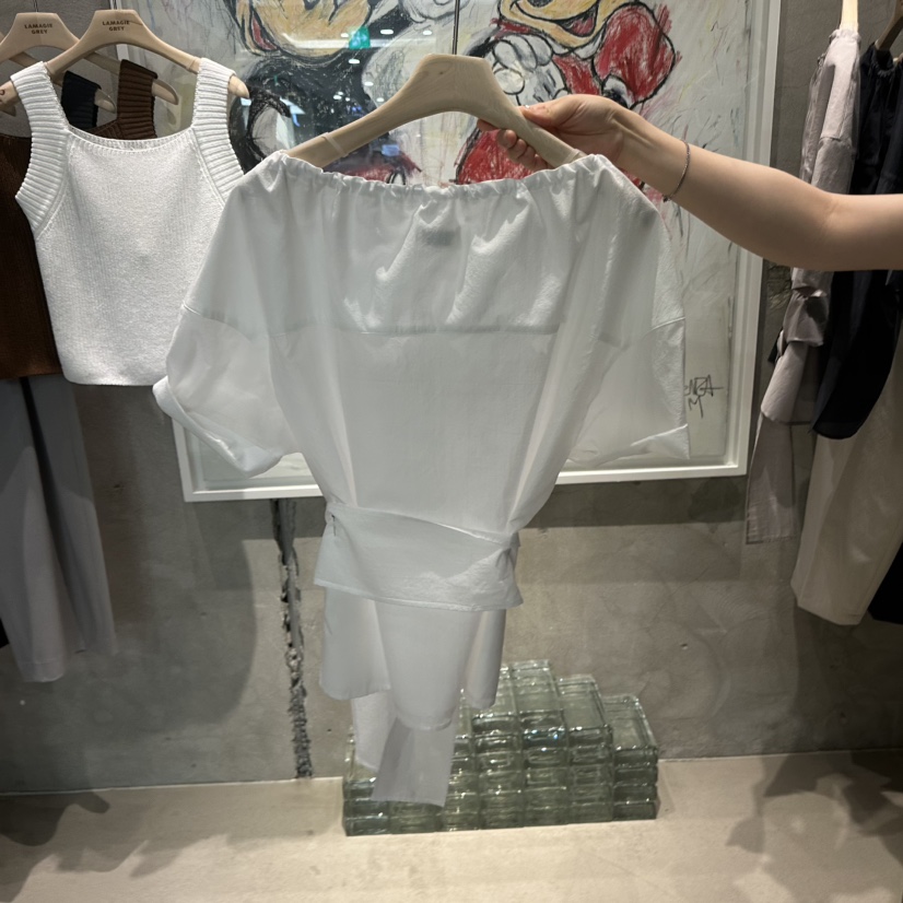 LAMAGIEPIE/LAMAGIE GREY韓國直郵實拍女士新款熱賣襯衫蕾絲衫寬松LAMAGIEPIE/LAMAGIE GREY襯衫/蕾絲衫