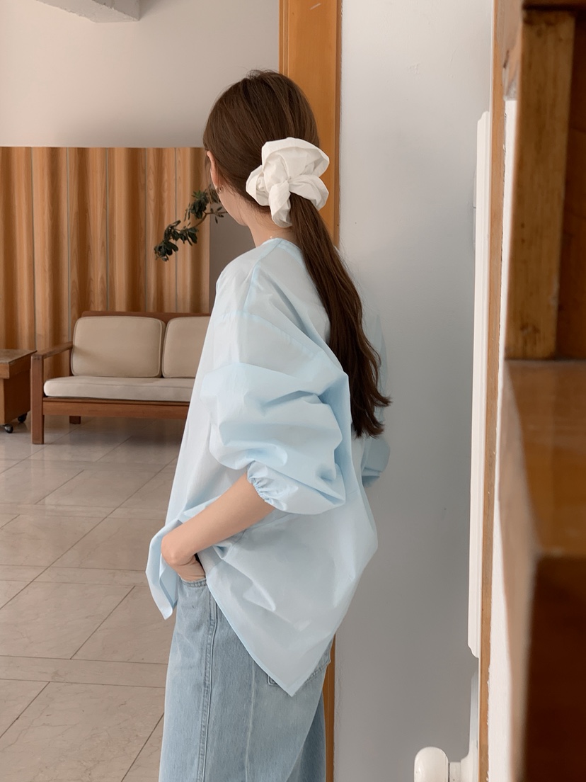 LONG PEAK韓國東大門代購女士新品休閑26春夏襯衫蕾絲衫LONG PEAK襯衫/蕾絲衫