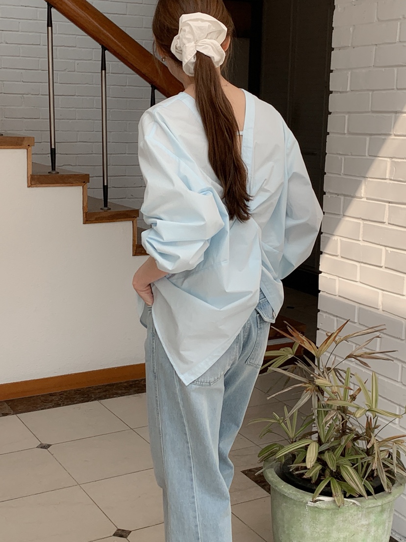 LONG PEAK韓國東大門代購女士新品休閑26春夏襯衫蕾絲衫LONG PEAK襯衫/蕾絲衫