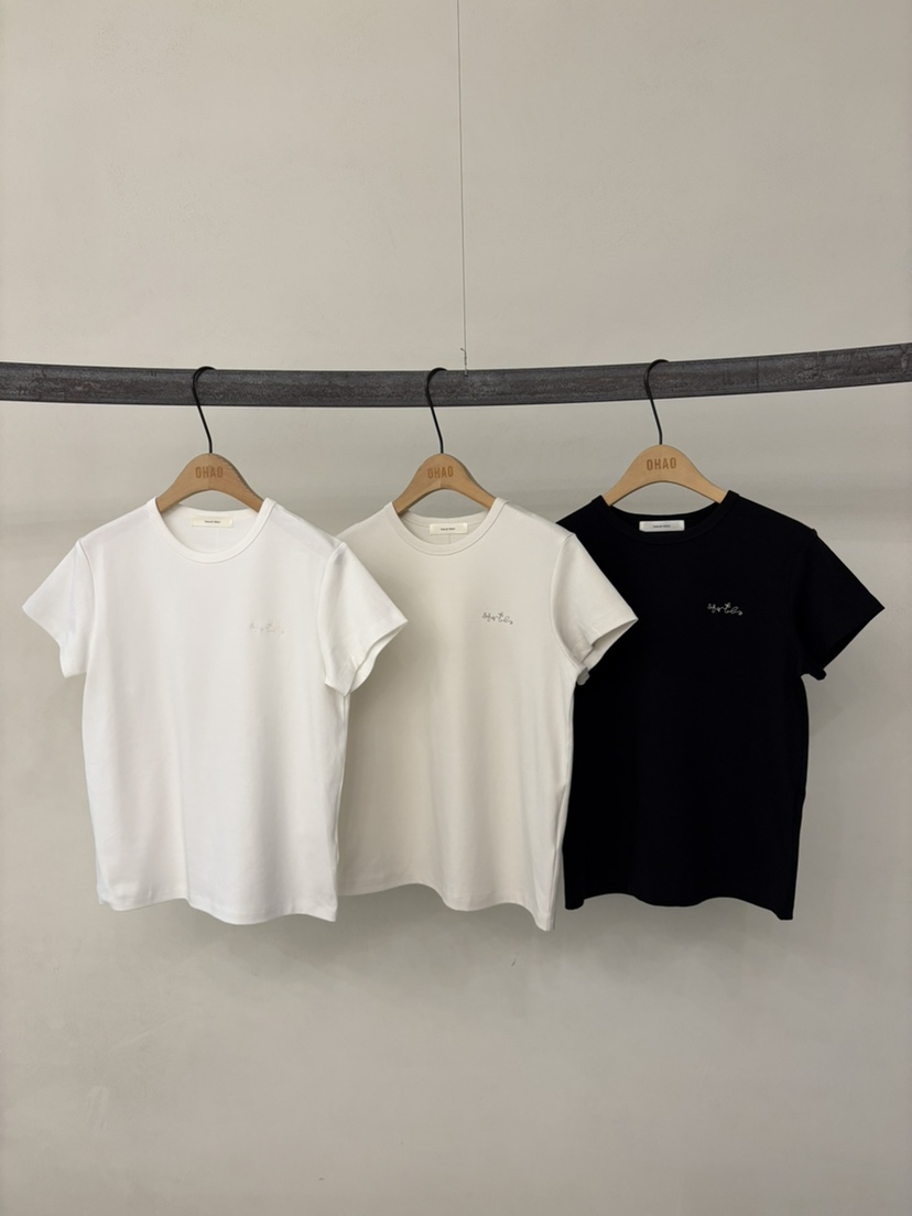 OHAO韓國直郵女裝新款職業推薦人氣26春夏熱賣休閑時尚T恤OHAO/HA MONGT恤