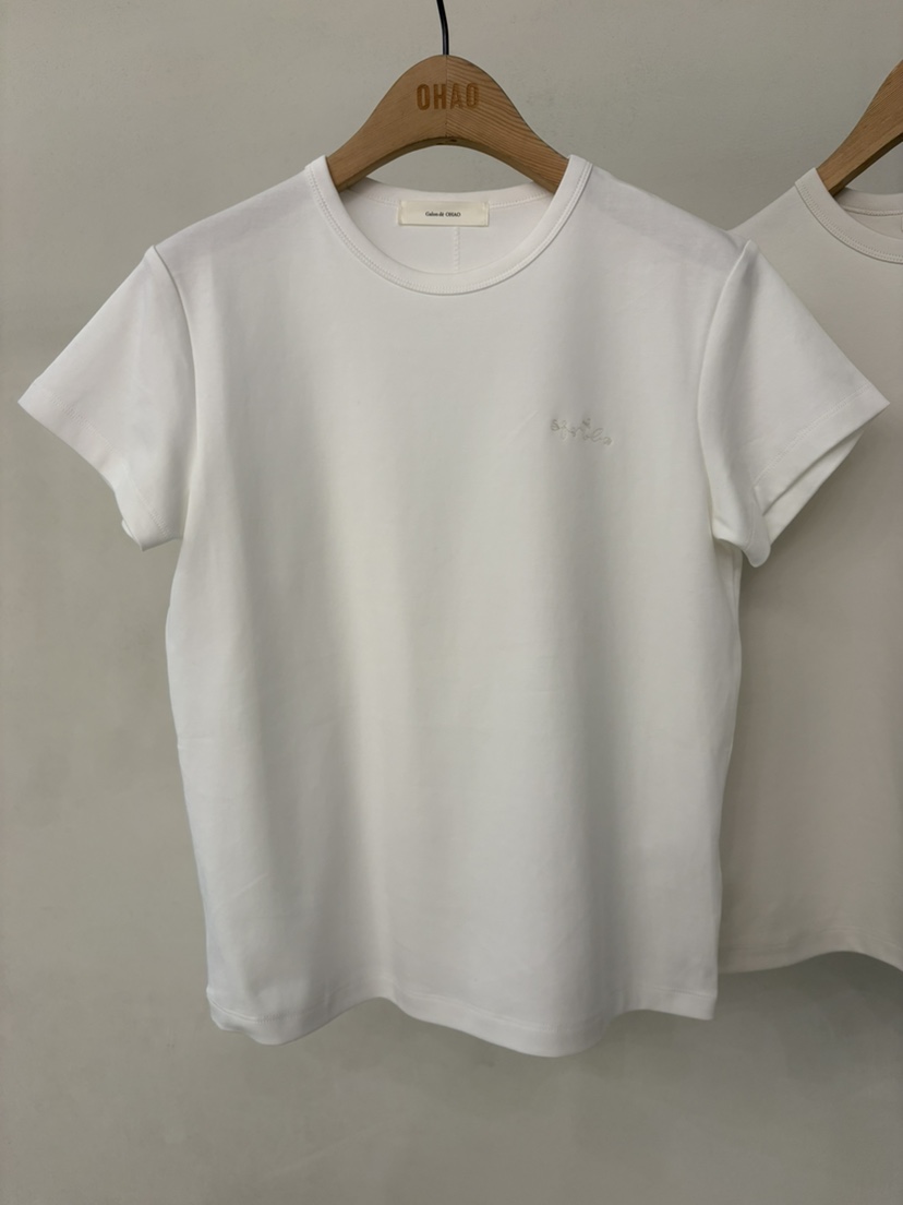 OHAO韓國直郵女裝新款職業推薦人氣26春夏熱賣休閑時尚T恤OHAO/HA MONGT恤圖色1
