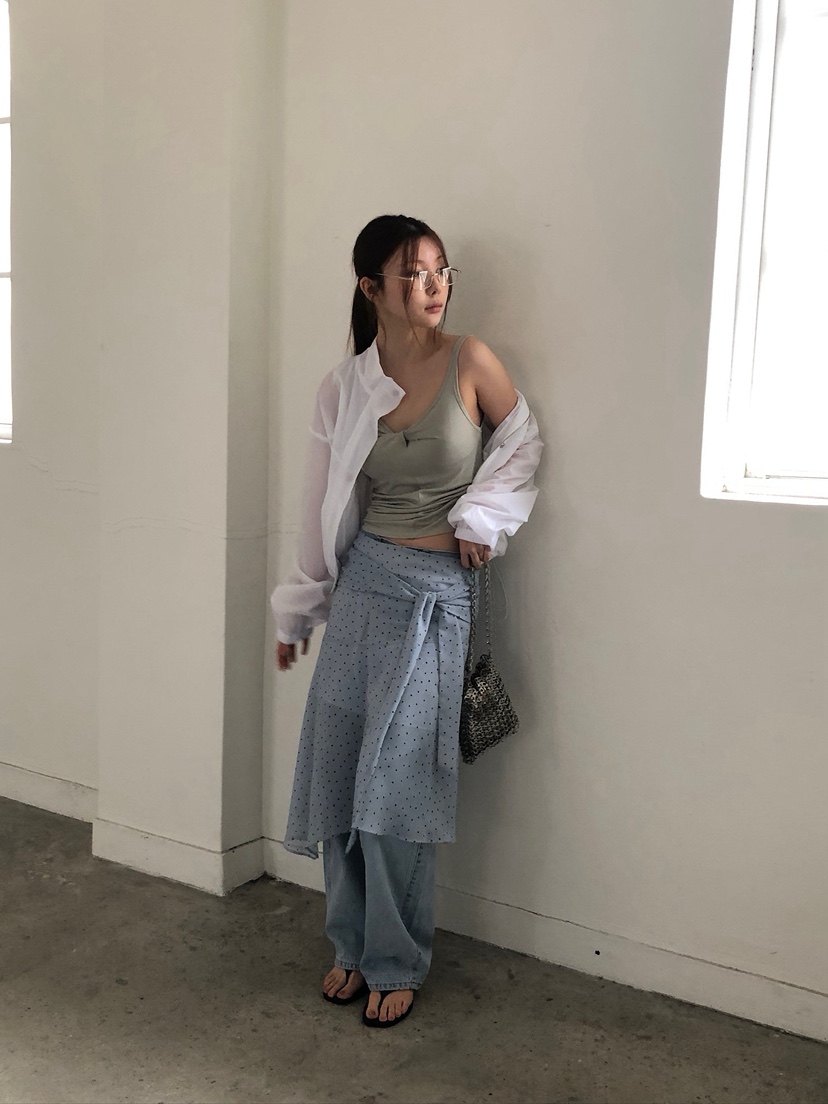 UNBOUND韓國東大門代購女裝新款時尚職業休閑人氣吊帶背心UNBOUND吊帶/背心