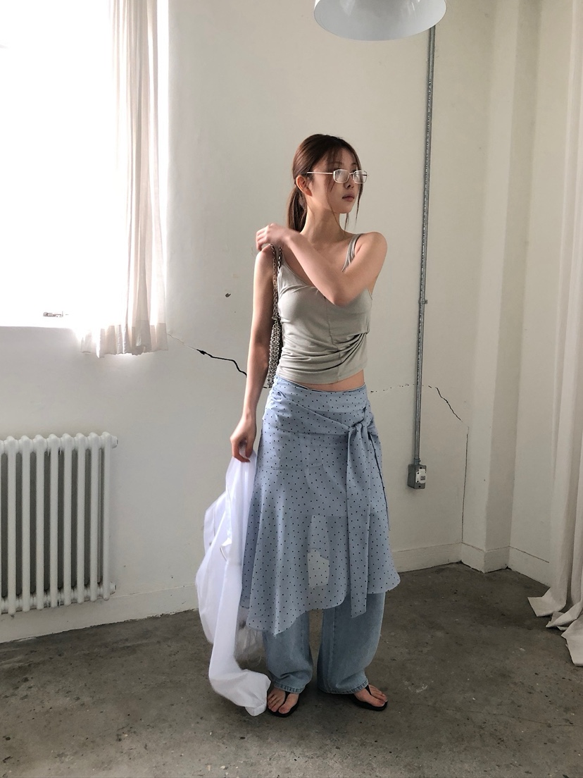 UNBOUND韓國東大門代購女裝新款時尚職業休閑人氣吊帶背心UNBOUND吊帶/背心