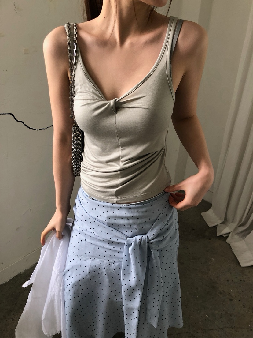 UNBOUND韓國東大門代購女裝新款時尚職業休閑人氣吊帶背心UNBOUND吊帶/背心