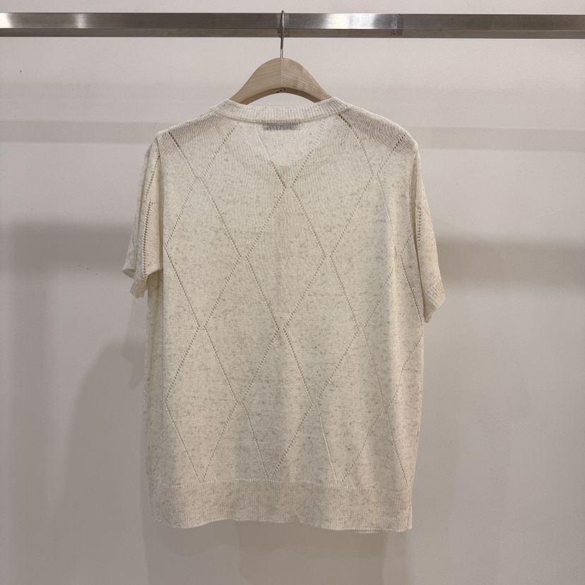 BLANC-A韓國東大門直郵女裝新款熱賣休閑26春夏針織衫亞麻BLANC-A針織衫