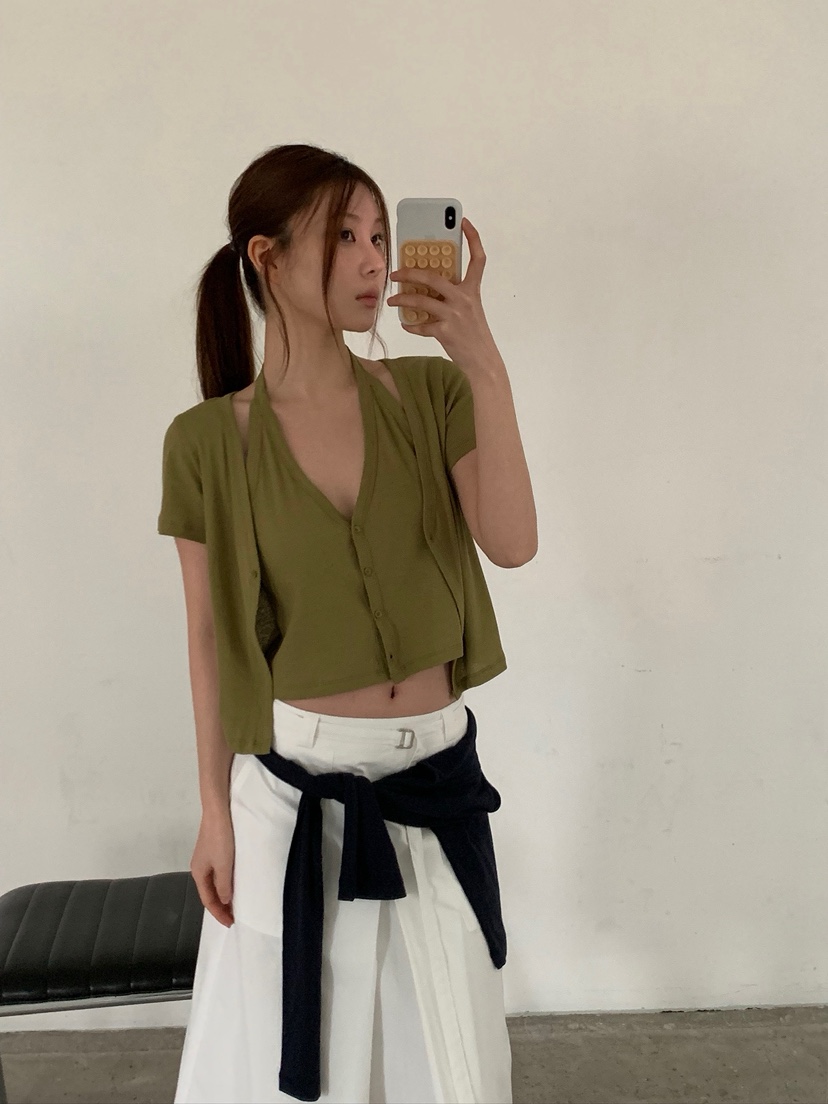 UNBOUND韓國直郵實拍女士新款休閑時尚熱賣T恤假兩件雙層UNBOUNDT恤