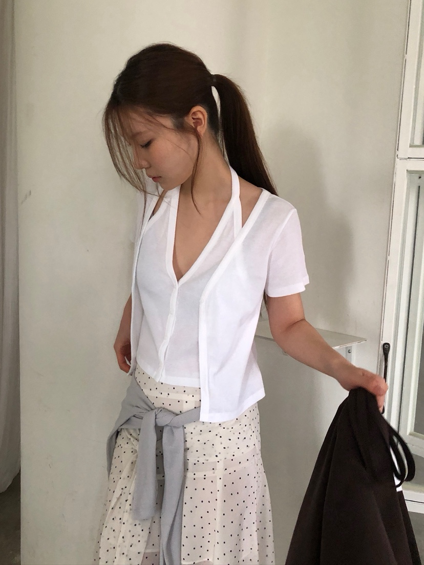 UNBOUND韓國直郵實拍女士新款休閑時尚熱賣T恤假兩件雙層UNBOUNDT恤