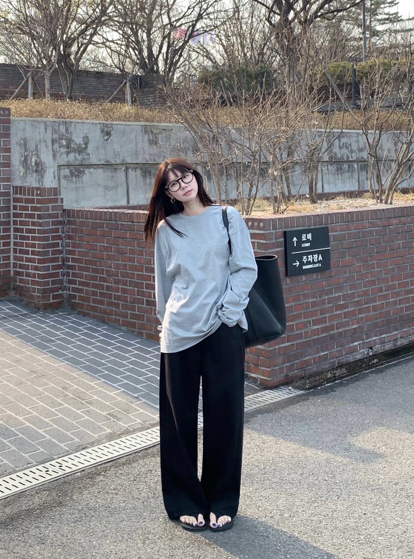 COURGETTE韓國代購女士新品推薦休閑人氣職業26春夏休閑褲COURGETTE休閑褲