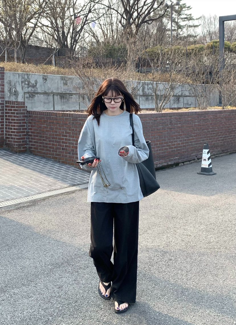 COURGETTE韓國代購女士新品推薦休閑人氣職業26春夏休閑褲COURGETTE休閑褲