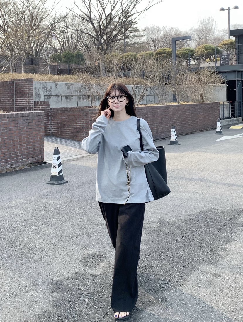 COURGETTE韓國代購女士新品推薦休閑人氣職業26春夏休閑褲COURGETTE休閑褲