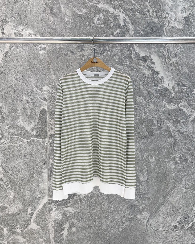 ROOKIE BUD韓國東大門代購女裝新品熱賣長袖T恤修身條紋ROOKIE BUD-L長袖T恤圖色1