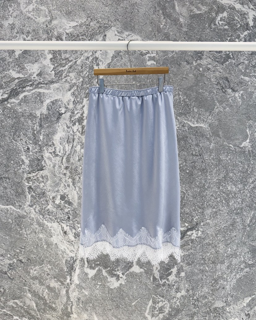 ROOKIE BUD韓國直郵女士新款推薦職業時尚半身裙中短裙蕾絲ROOKIE BUD-L半身裙/中短裙圖色1