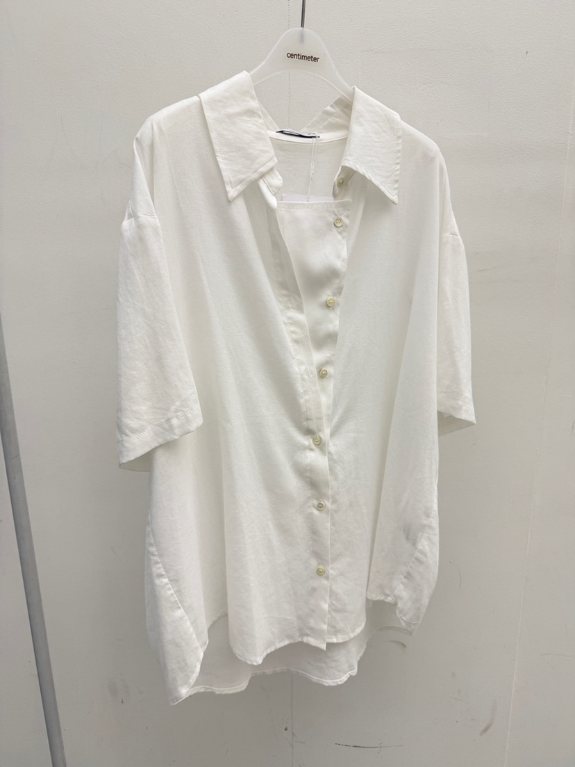 CM韓國直郵女士新品熱賣職業推薦人氣26春夏休閑襯衫蕾絲衫CM_centimeter襯衫/蕾絲衫圖色1