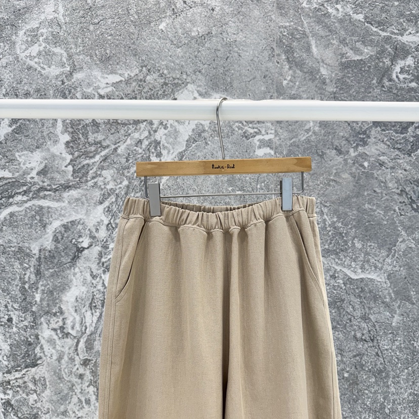 ROOKIE BUD韓國直郵實拍女裝新款26春夏推薦休閑休閑褲亞麻ROOKIE BUD-L休閑褲