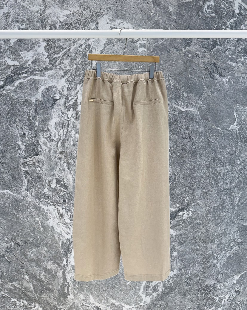 ROOKIE BUD韓國直郵實拍女裝新款26春夏推薦休閑休閑褲亞麻ROOKIE BUD-L休閑褲