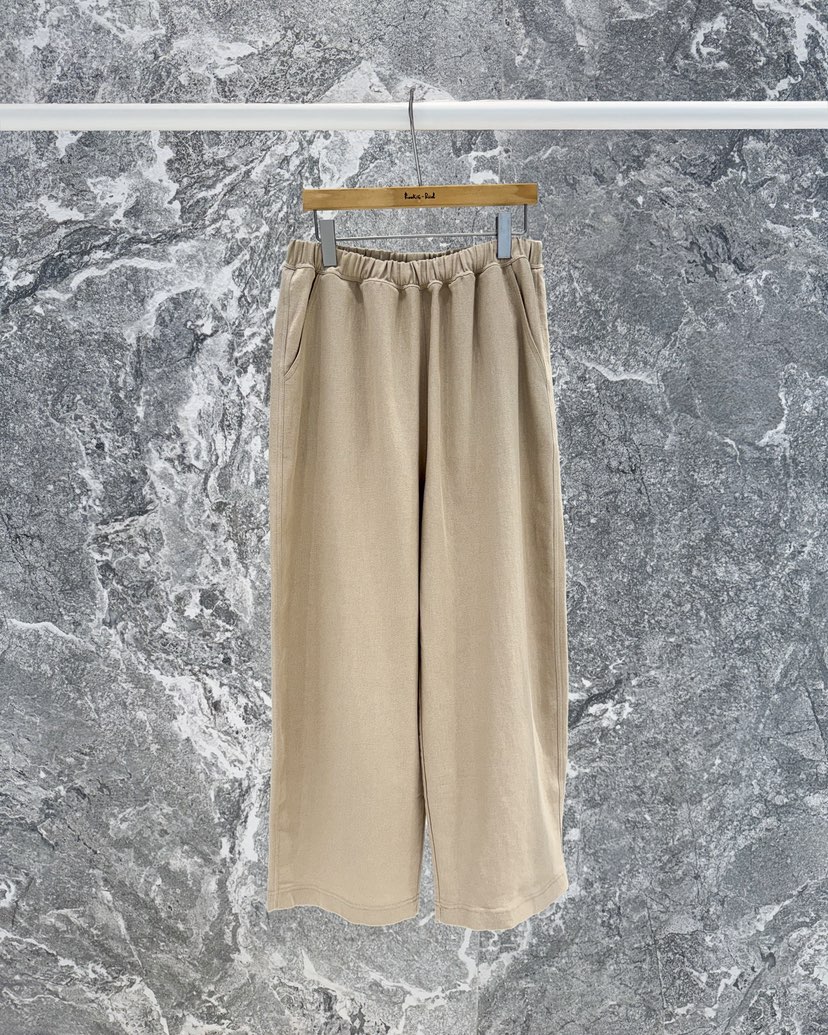 ROOKIE BUD韓國直郵實拍女裝新款26春夏推薦休閑休閑褲亞麻ROOKIE BUD-L休閑褲圖色1