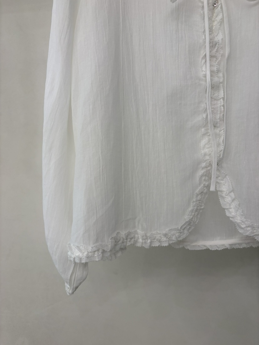 OHAO韓國代購女裝新款休閑時尚26春夏人氣推薦襯衫蕾絲衫OHAO/HA MONG襯衫/蕾絲衫