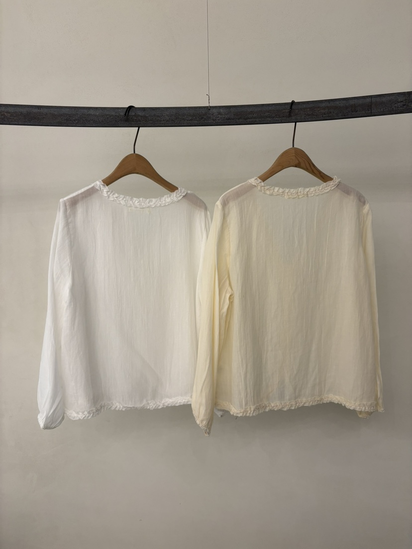 OHAO韓國代購女裝新款休閑時尚26春夏人氣推薦襯衫蕾絲衫OHAO/HA MONG襯衫/蕾絲衫