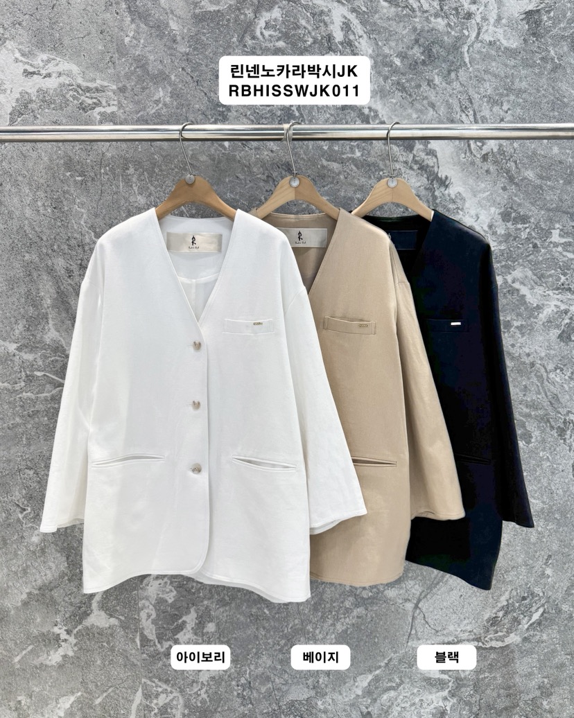 ROOKIE BUD韓國東大門代購女士新款時尚熱賣夾克亞麻寬松ROOKIE BUD-L夾克