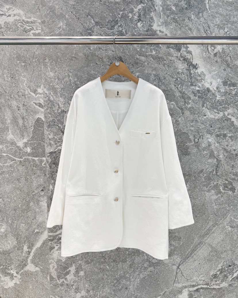 ROOKIE BUD韓國東大門代購女士新款時尚熱賣夾克亞麻寬松ROOKIE BUD-L夾克圖色3