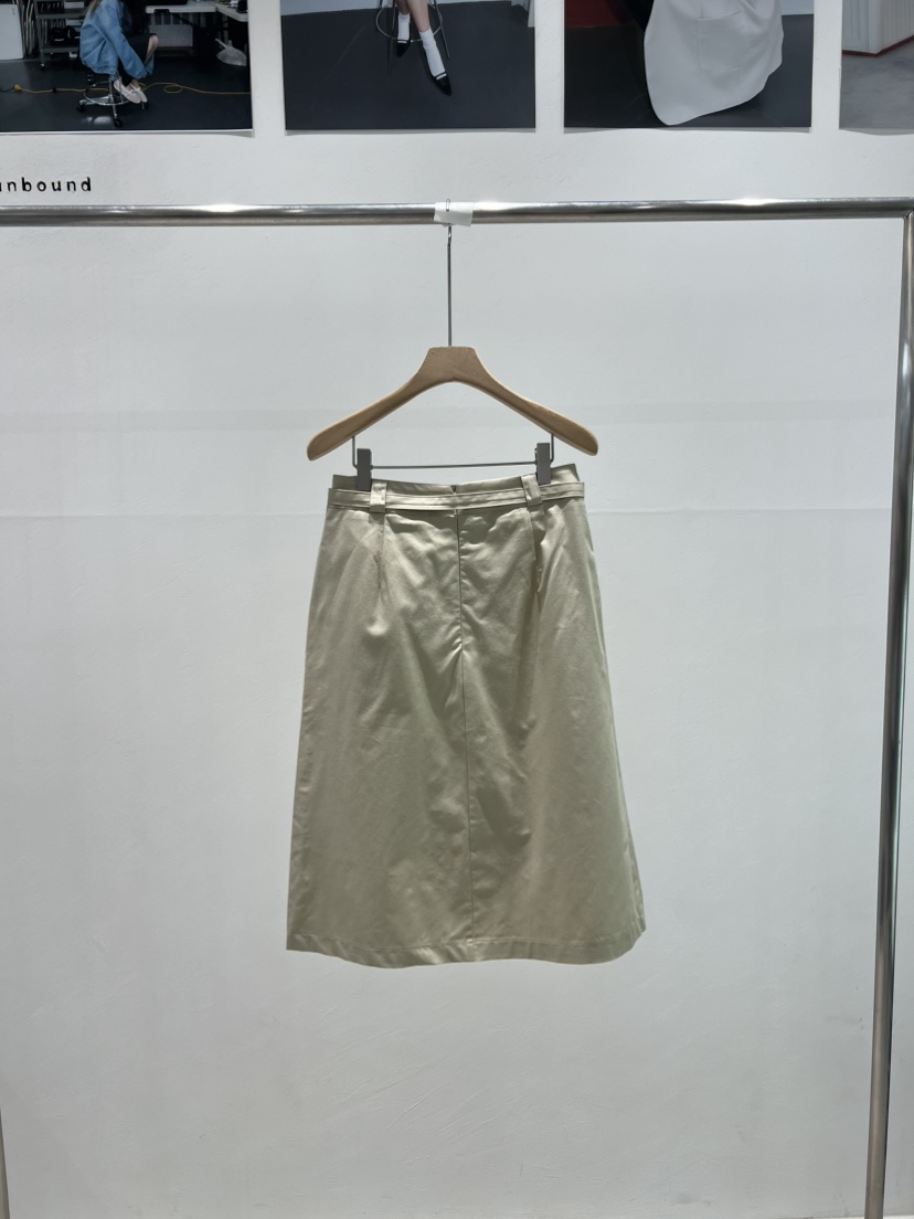 UNBOUND韓國東大門直郵女士新品26春夏半身裙中短裙口袋褶裥UNBOUND半身裙/中短裙