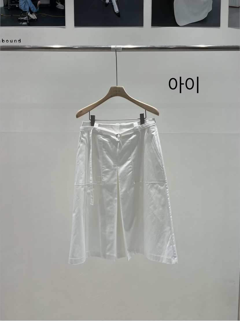 UNBOUND韓國東大門直郵女士新品26春夏半身裙中短裙口袋褶裥UNBOUND半身裙/中短裙圖色2