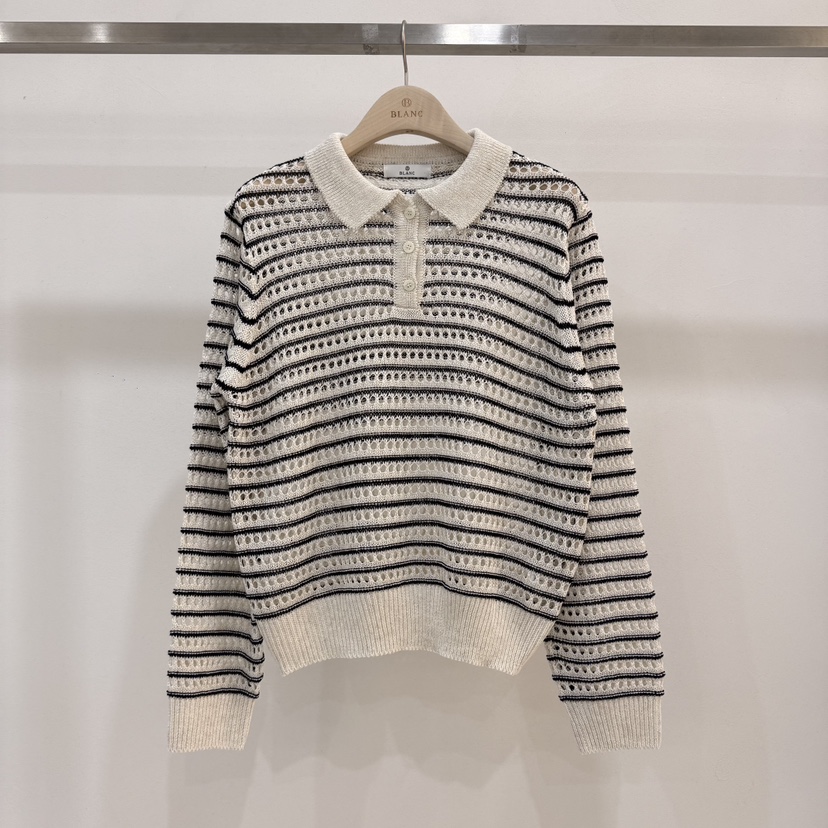 BLANC-A韓國直郵實拍女裝新品26春夏推薦時尚休閑針織衫BLANC-A針織衫圖色1