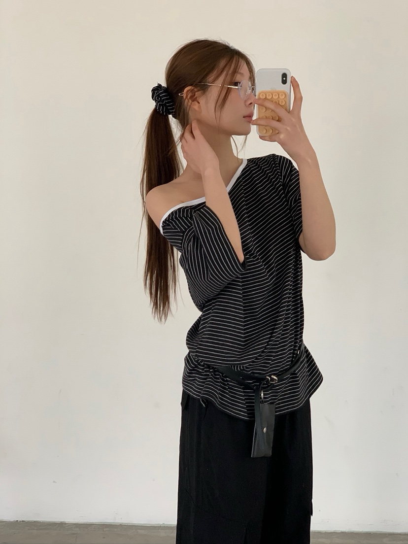 UNBOUND韓國代購女裝新品休閑推薦時尚熱賣職業人氣26春夏T恤UNBOUNDT恤