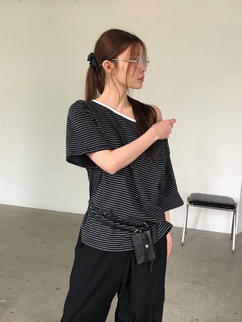 UNBOUND韓國代購女裝新品休閑推薦時尚熱賣職業人氣26春夏T恤UNBOUNDT恤