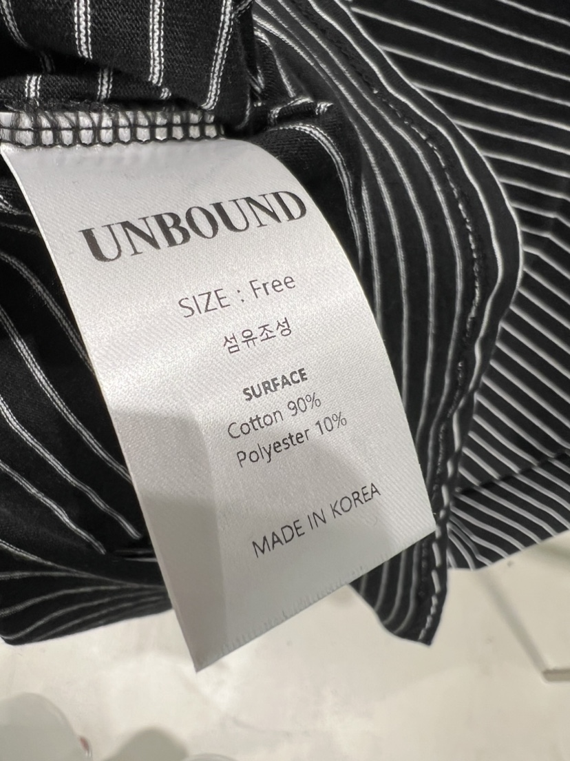UNBOUND韓國代購女裝新品休閑推薦時尚熱賣職業人氣26春夏T恤UNBOUNDT恤