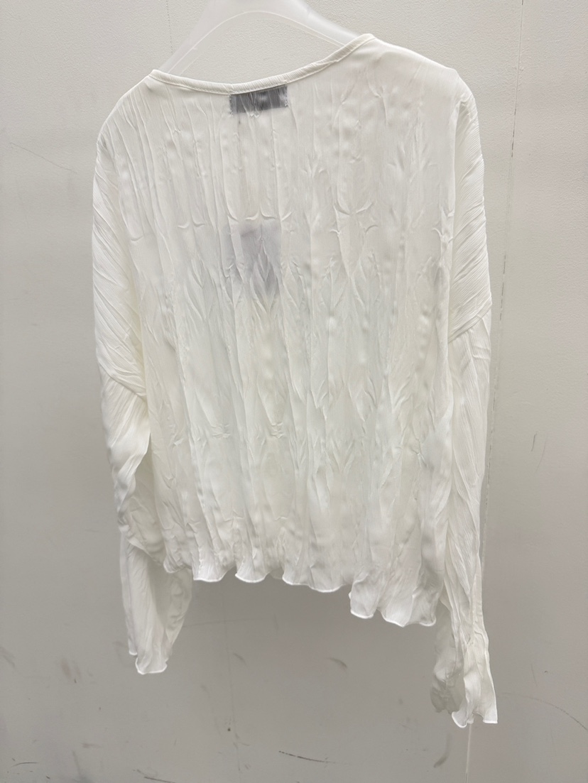 CM韓國東大門代購女士新款熱賣人氣時尚襯衫蕾絲衫雪紡褶裥CM_centimeter襯衫/蕾絲衫