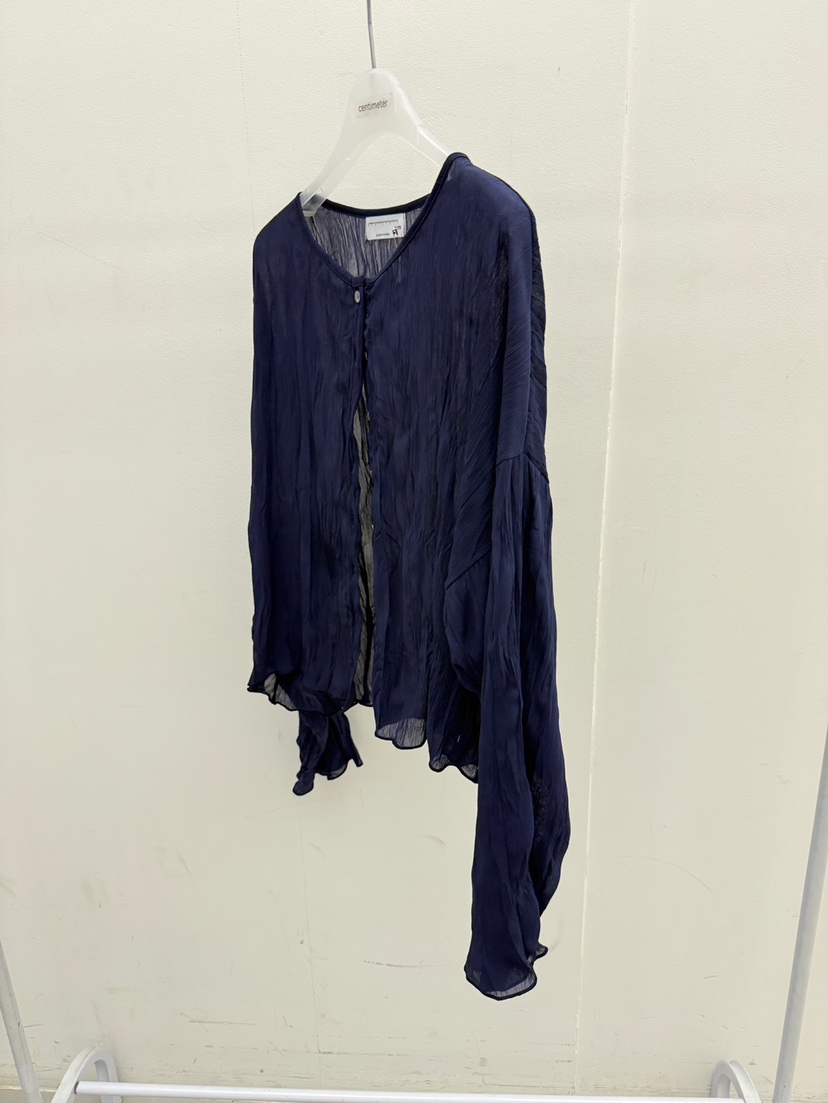 CM韓國東大門代購女士新款熱賣人氣時尚襯衫蕾絲衫雪紡褶裥CM_centimeter襯衫/蕾絲衫圖色3