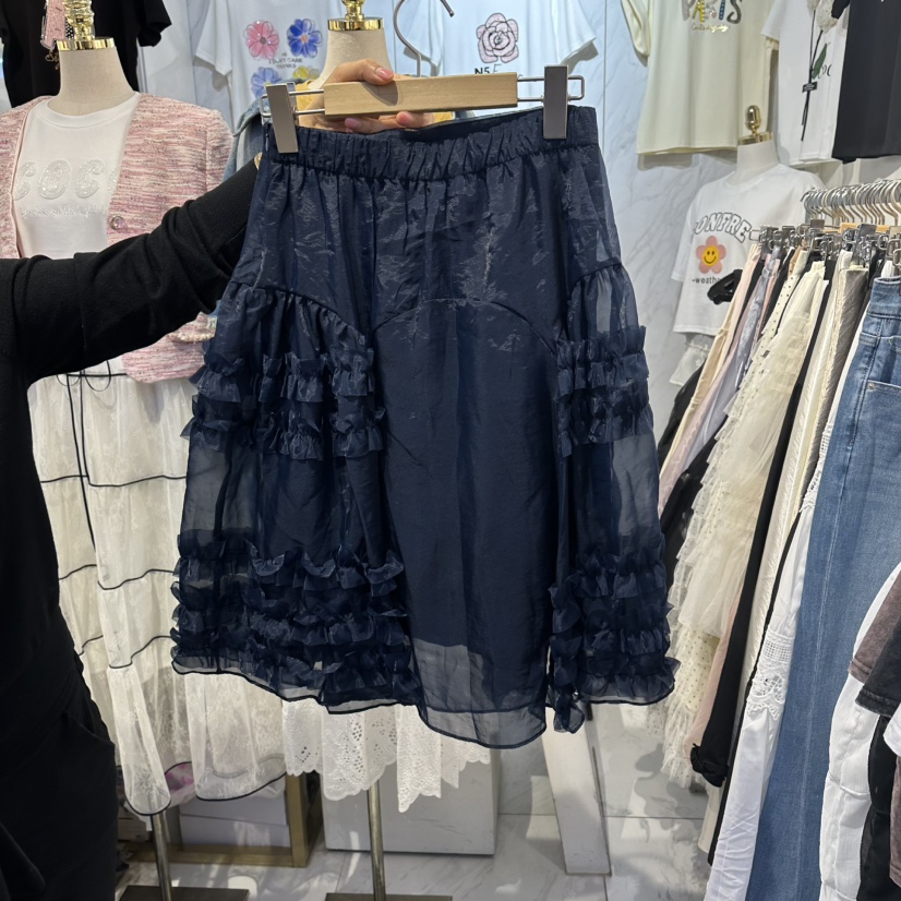 COCO HOLIC韓國東大門代購女士新款人氣時尚推薦短裙蕾絲COCO HOLIC短裙圖色2