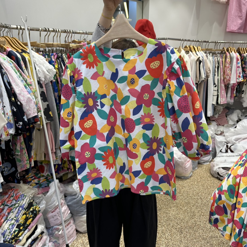 HAPPYBERRY韓國直郵實拍女士新款26春夏襯衫蕾絲衫不含項鏈HAPPYBERRY襯衫/蕾絲衫圖色2