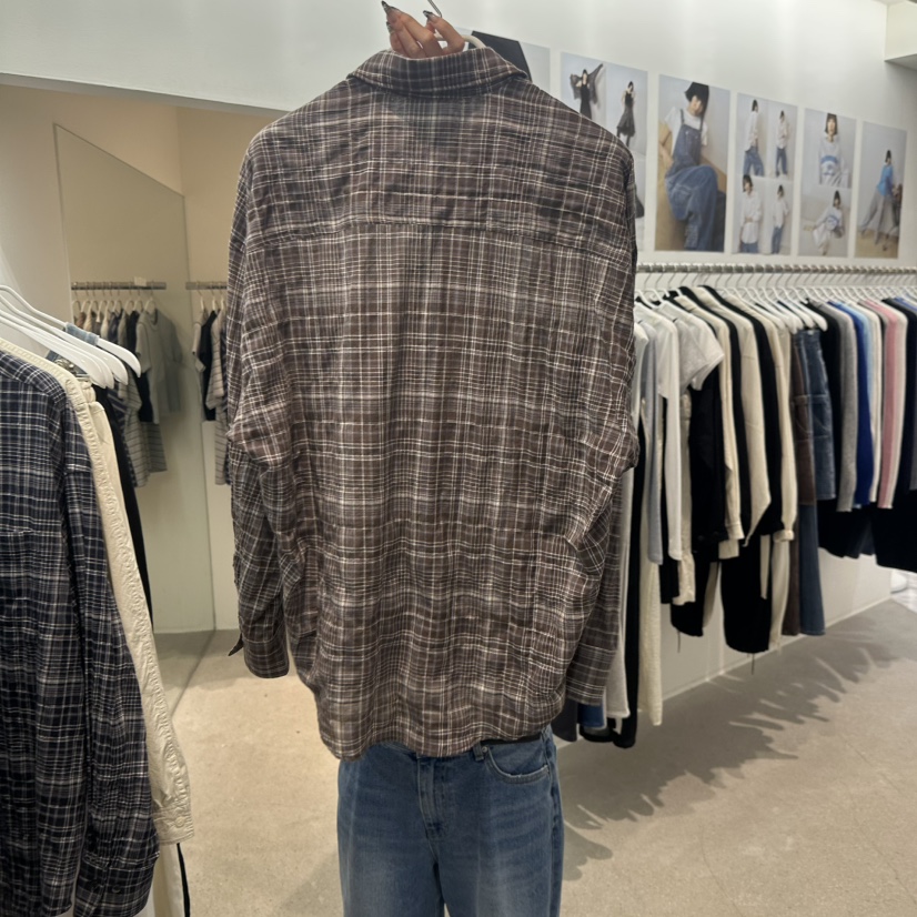 MARAN-P韓國代購女裝新款休閑26春夏推薦襯衫蕾絲衫金屬絲MARAN襯衫/蕾絲衫